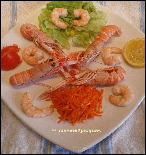 Langoustine et Gambas