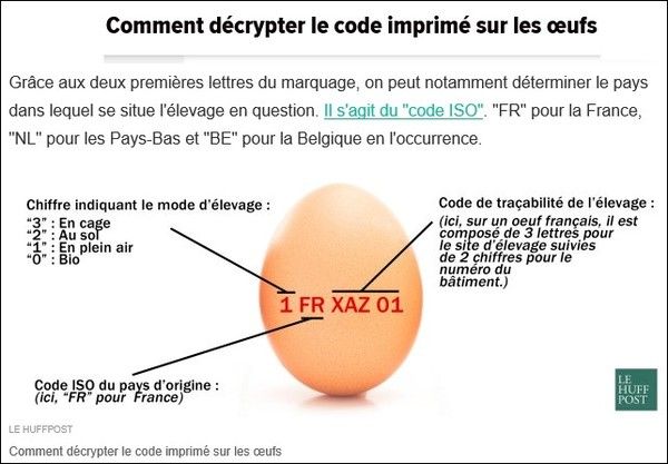 évitez le scandale des oeufs  contaminés