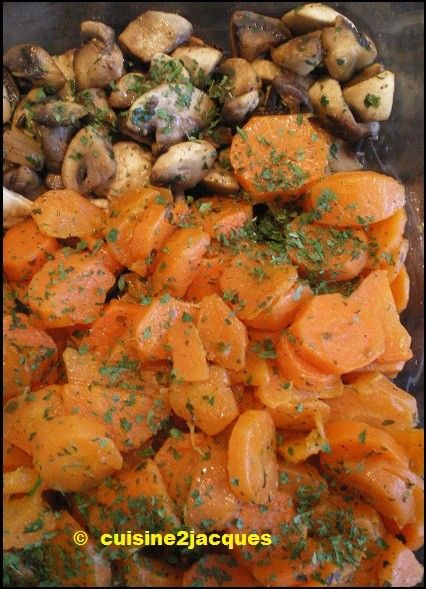 Carottes  braisées  ( 2 )