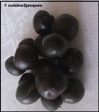 Confiture de prune rouge  ( 1/3 )